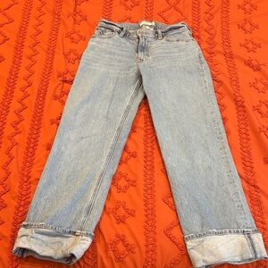 Abercrombie & Fitch Light Blue Straight Leg Jeans